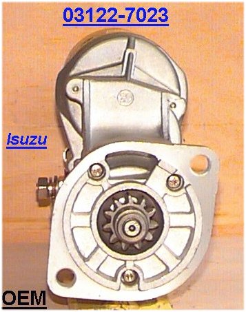 Стартер Isuzu, 03122-7023