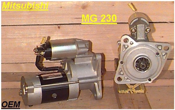Стартер Mitsubishi, MG130 + MG230