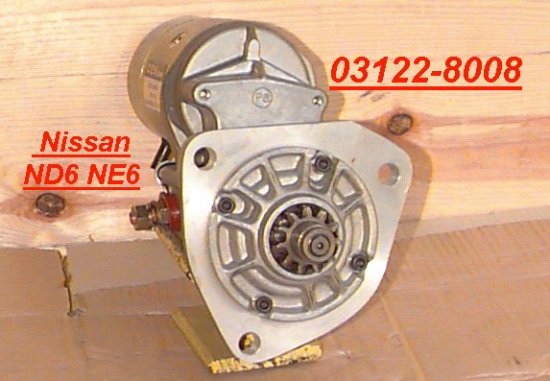 Стартер Nissan, 03122-8008