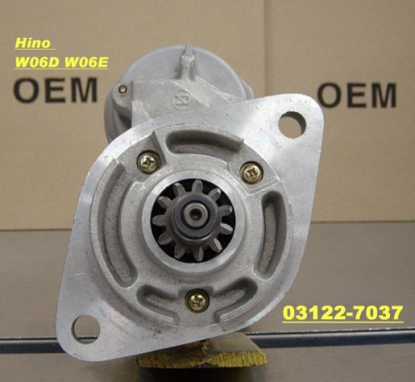 Стартер Hino W06E W06D, 03122-7037