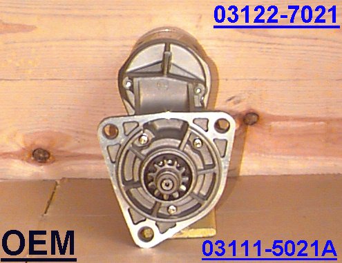 Стартер Isuzu/Daewoo, 03122-7021 + 03111-5021A