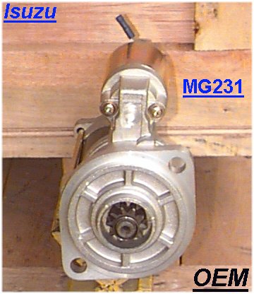 Стартер Isuzu, MG231