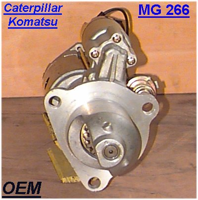 Стартер Komatsu + Caterpillar MG266
