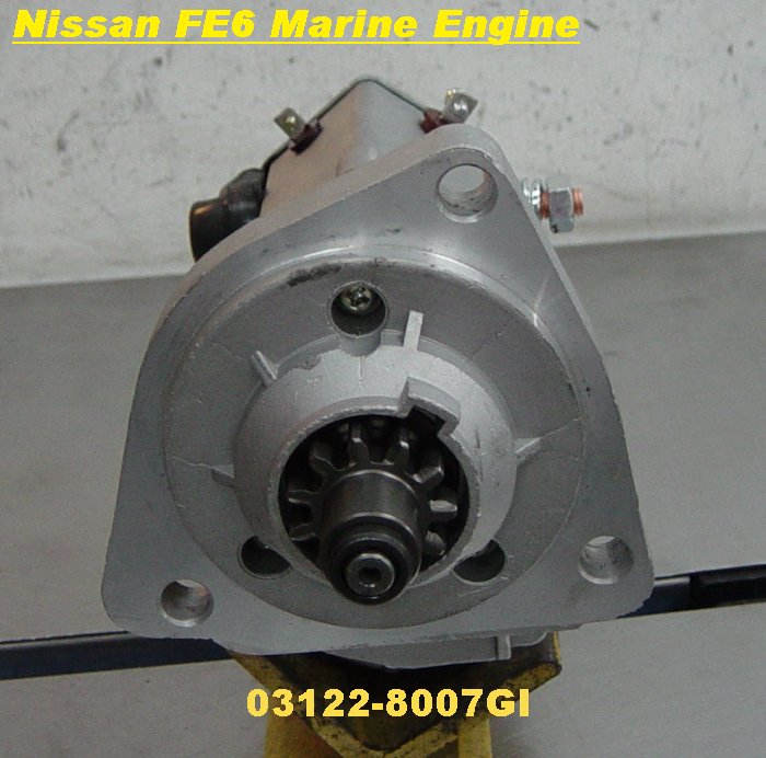 Стартер Nissan Marine Engine FE6, 03122-8007GI