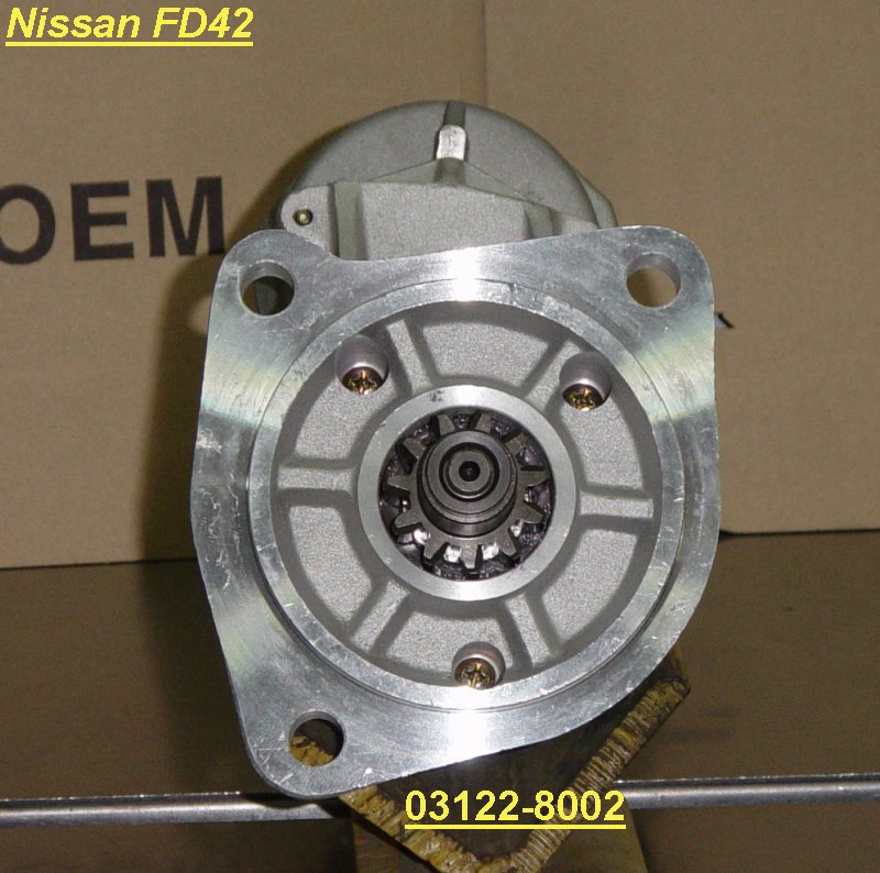 Стартер Nissan, FD42 & FD46T
03122-8002 + 03111-8002a