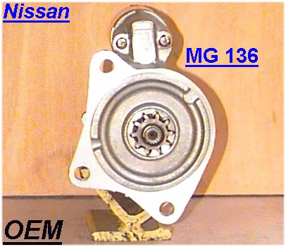 Стартер Nissan ED30 MG136