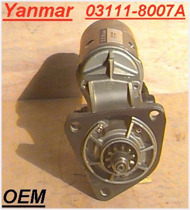 Стартеры Yanmar, 03111-8007A