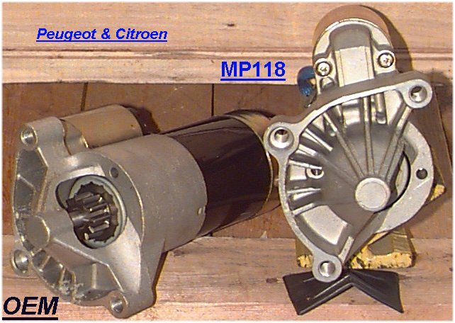 Стартер Peugeot & Citroen MP 118