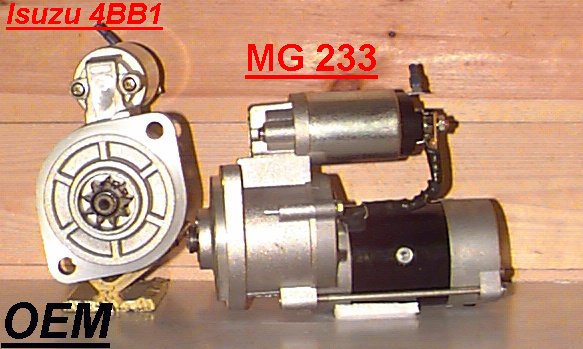Стартер Isuzu, MG233